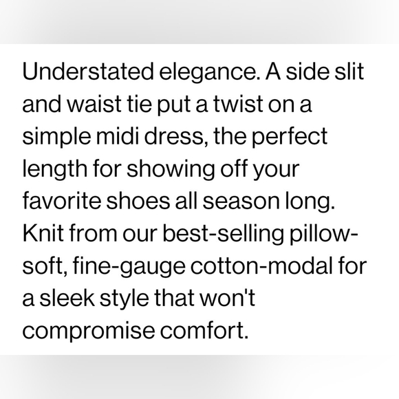 🤍Club Monaco Long Sleeve Rib Knit Midi Dress🤍 - Picture 5 of 11